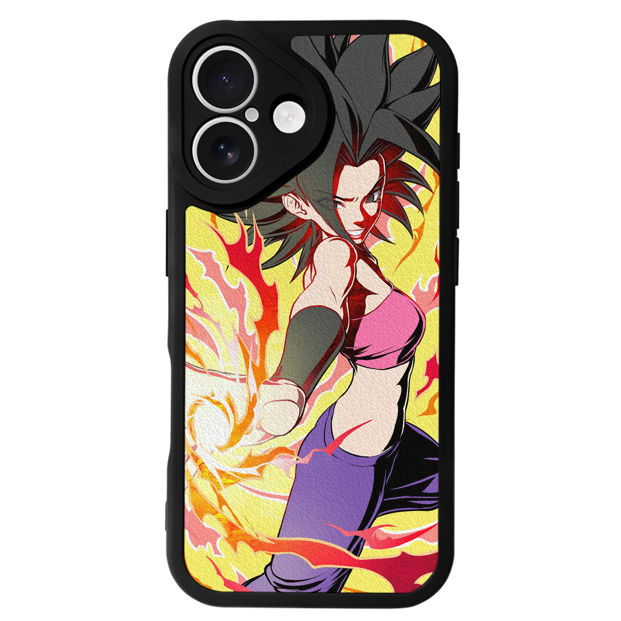 （画像用） ドラゴンボール DRAGON BALL 【iPhone 16シリーズ対応】シリコンスマホケース（レザー調） 材質：シリコン